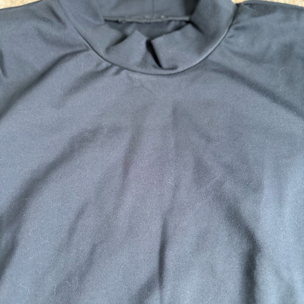 Senita Athletics Navy Long Sleeve Mock Neck Top - Picture 6 of 6